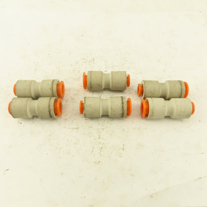 3/8"  to  1/4" Reducer Tube Push To Connect Straight Connector Lot of 6