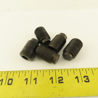 5/8"-18 x 1" Half Dog Point Socket Head Set Screw Lot Of 5