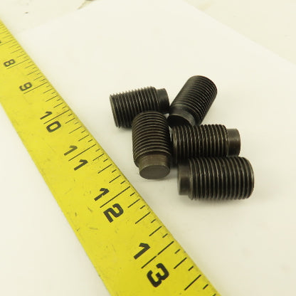 5/8"-18 x 1" Half Dog Point Socket Head Set Screw Lot Of 5