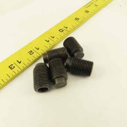 5/8"-18 x 1" Half Dog Point Socket Head Set Screw Lot Of 5