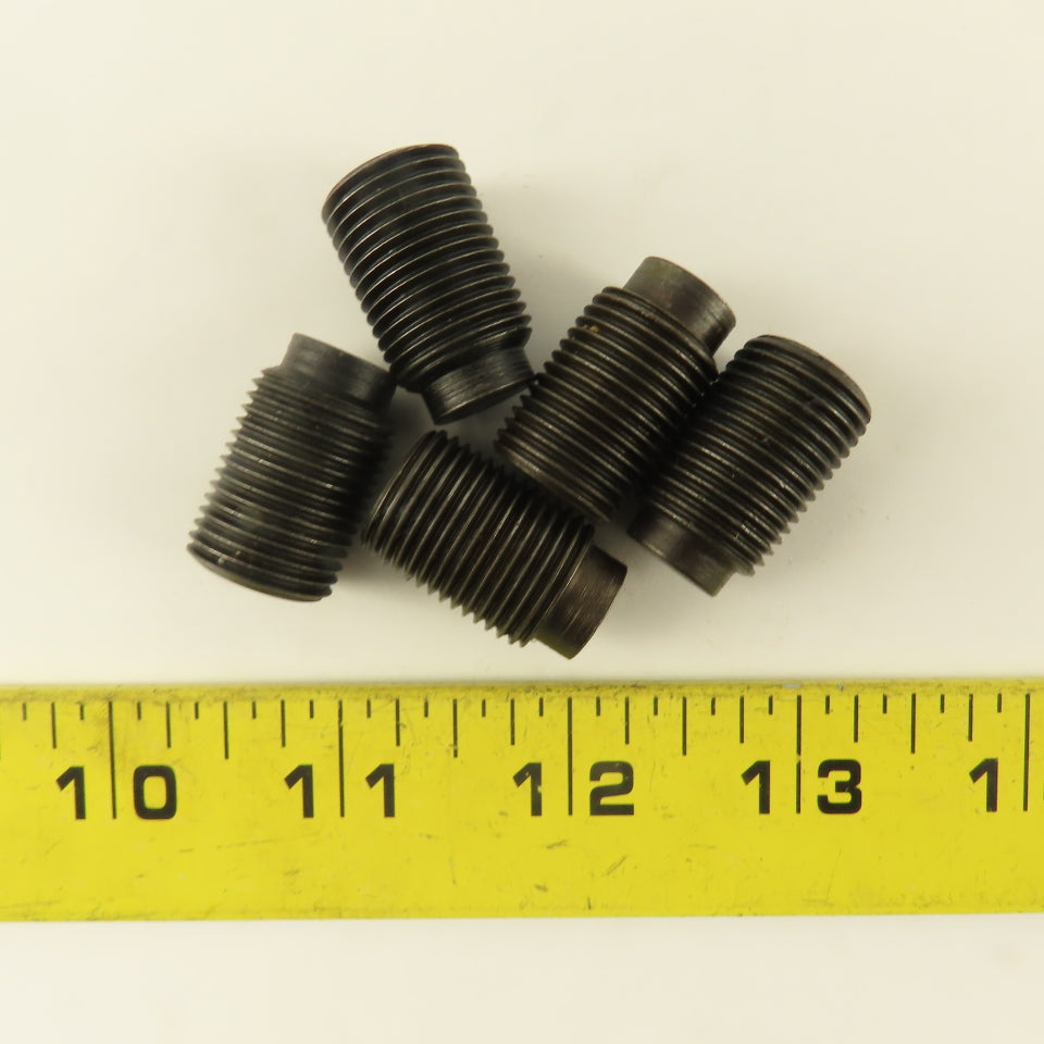 5/8"-18 x 1" Half Dog Point Socket Head Set Screw Lot Of 5