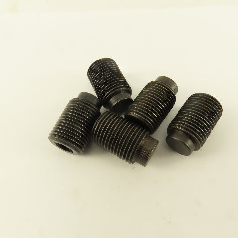 5/8"-18 x 1" Half Dog Point Socket Head Set Screw Lot Of 5