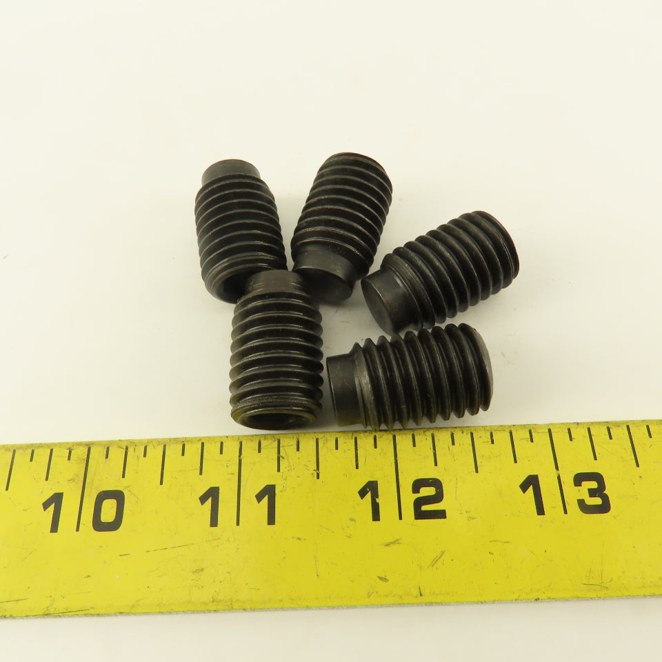 5/8"-11 x 1" Half Dog Point Socket Head Set Screw Lot Of 5