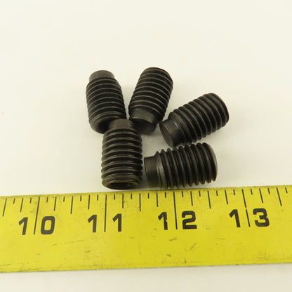 5/8"-11 x 1" Half Dog Point Socket Head Set Screw Lot Of 5