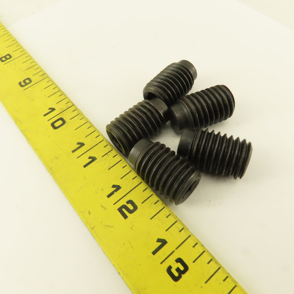 5/8"-11 x 1" Half Dog Point Socket Head Set Screw Lot Of 5