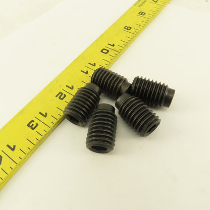 5/8"-11 x 1" Half Dog Point Socket Head Set Screw Lot Of 5