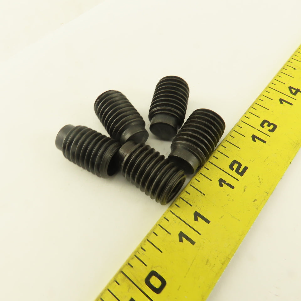 5/8"-11 x 1" Half Dog Point Socket Head Set Screw Lot Of 5