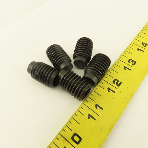 5/8"-11 x 1" Half Dog Point Socket Head Set Screw Lot Of 5