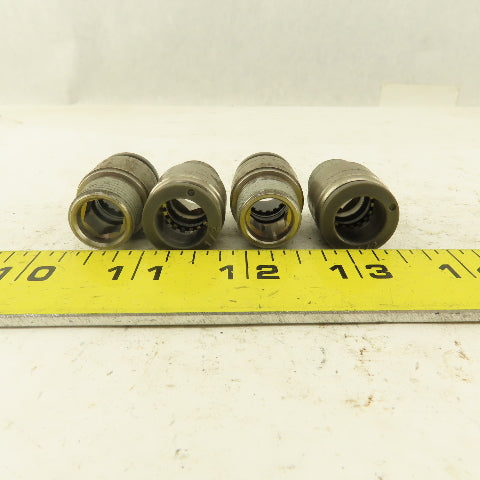 1/2" Tube Push To Connect x 3/8" NPT Male Straight Connector Lot of 4