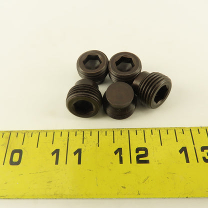 5/8"-11 x 1/2" Half Dog Point Socket Head Set Screw Lot Of 5