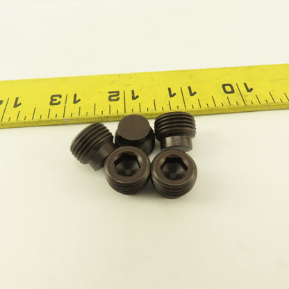 5/8"-11 x 1/2" Half Dog Point Socket Head Set Screw Lot Of 5