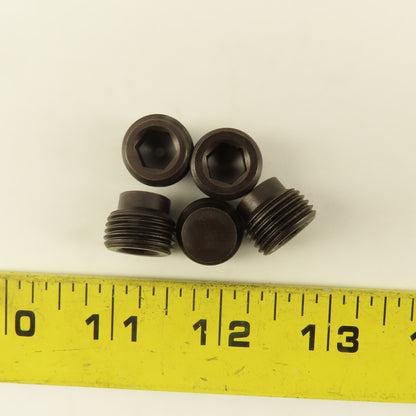5/8"-11 x 1/2" Half Dog Point Socket Head Set Screw Lot Of 5