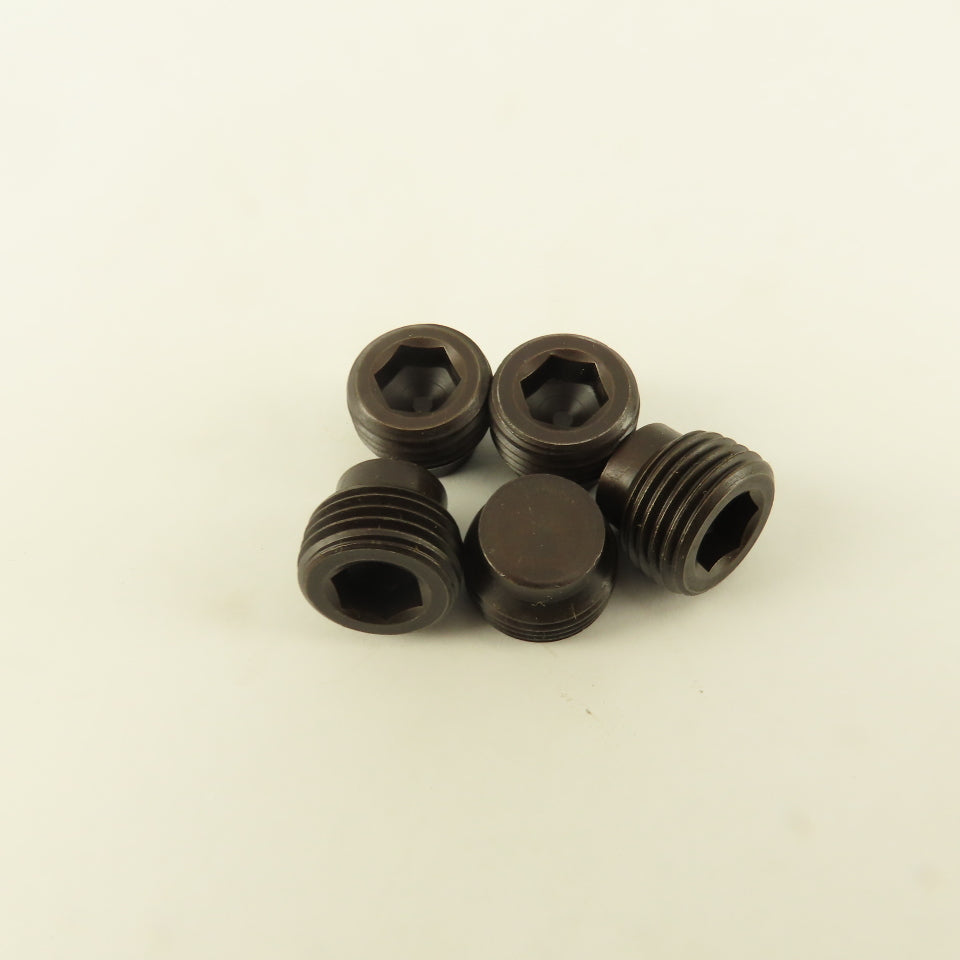 5/8"-11 x 1/2" Half Dog Point Socket Head Set Screw Lot Of 5