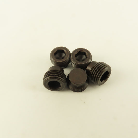 5/8"-11 x 1/2" Half Dog Point Socket Head Set Screw Lot Of 5