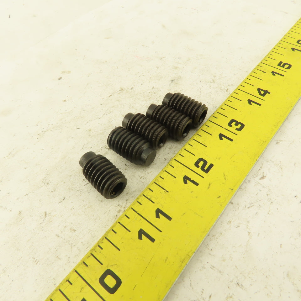 7/16"-14 x 3/4" Half Dog Point Socket Head Set Screw Lot Of 5