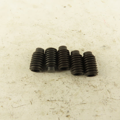 7/16"-14 x 3/4" Half Dog Point Socket Head Set Screw Lot Of 5