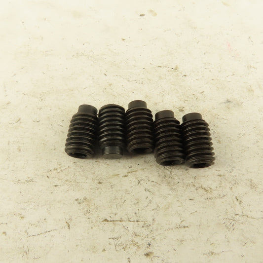 7/16"-14 x 3/4" Half Dog Point Socket Head Set Screw Lot Of 5