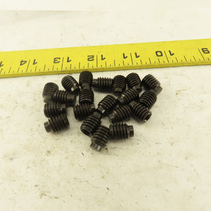 3/8"-16 x 1/2" Half Dog Point Socket Head Set Screw Lot Of 20