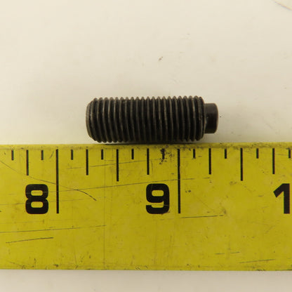 3/8"-24 x 1" Half Dog Point Socket Head Set Screw Lot Of 5