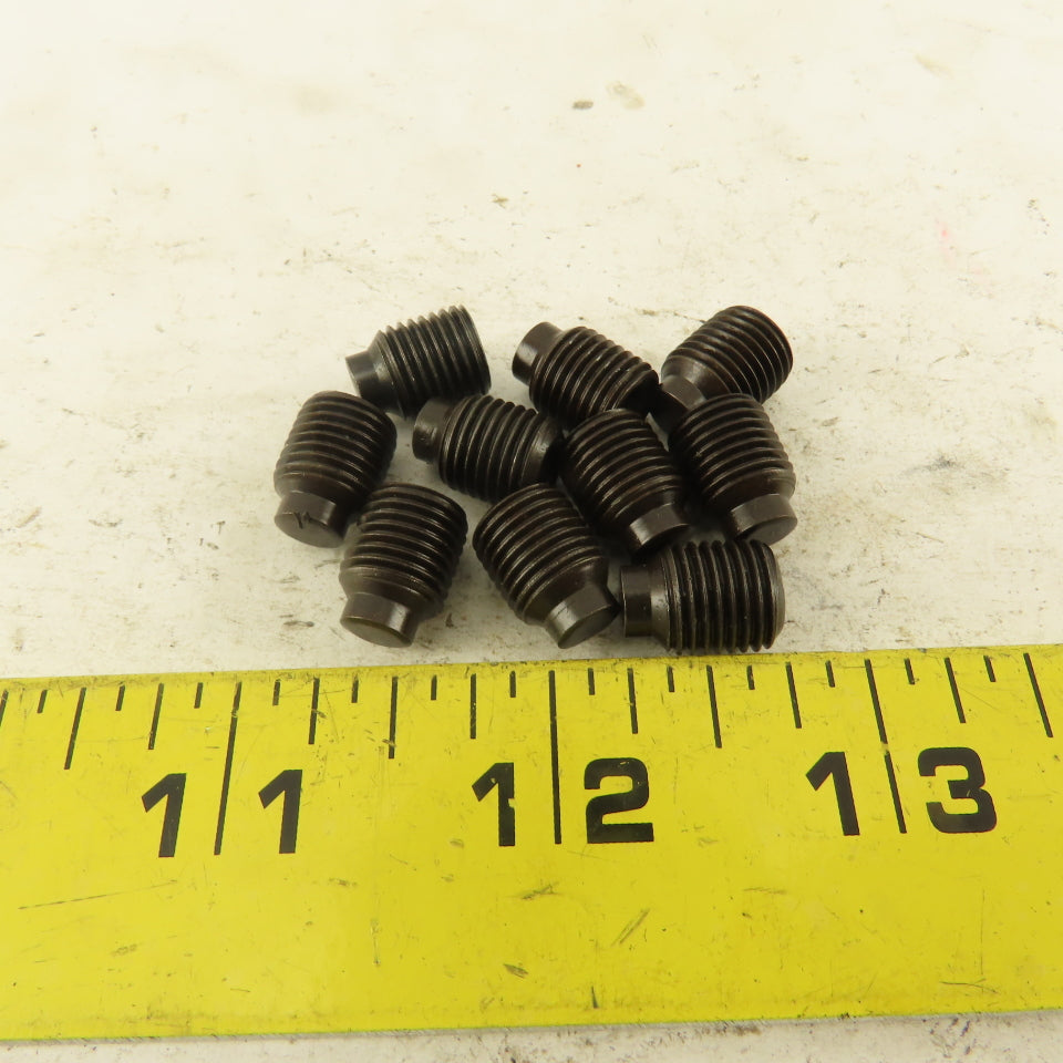 3/8"-24 x 1/2" Half Dog Point Socket Head Set Screw Lot Of 10