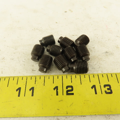 3/8"-24 x 1/2" Half Dog Point Socket Head Set Screw Lot Of 10