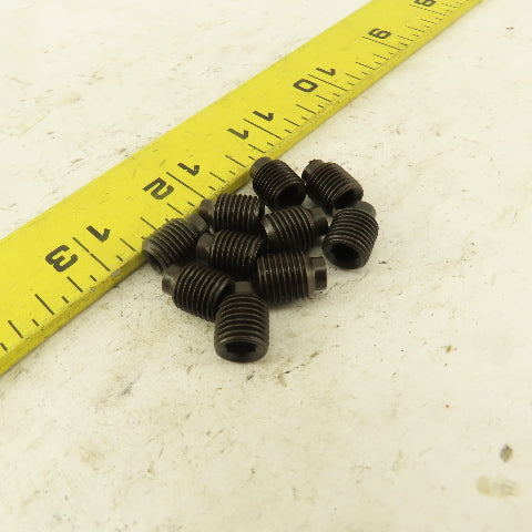 3/8"-24 x 1/2" Half Dog Point Socket Head Set Screw Lot Of 10