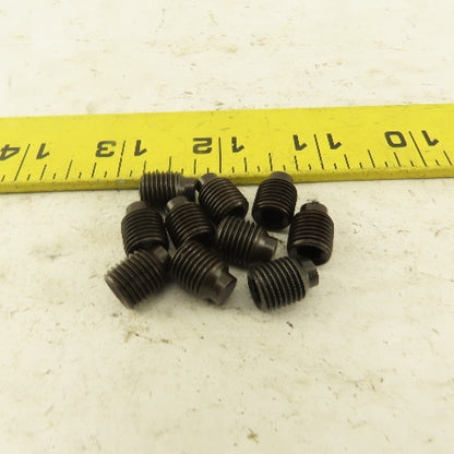 3/8"-24 x 1/2" Half Dog Point Socket Head Set Screw Lot Of 10