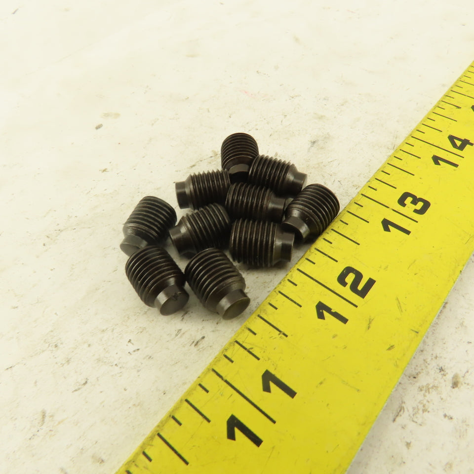 3/8"-24 x 1/2" Half Dog Point Socket Head Set Screw Lot Of 10
