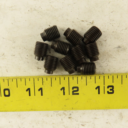 3/8"-24 x 1/2" Half Dog Point Socket Head Set Screw Lot Of 10