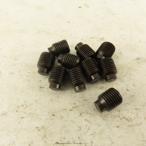 3/8"-24 x 1/2" Half Dog Point Socket Head Set Screw Lot Of 10