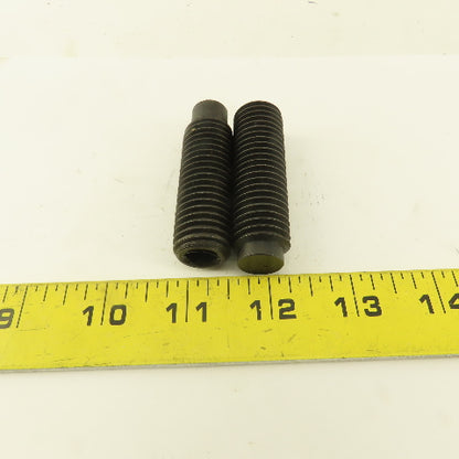 3/4"-10 x 2-1/2" Full Dog Point Socket Head Set Screw Lot Of 2