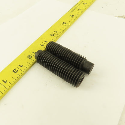 3/4"-10 x 2-1/2" Full Dog Point Socket Head Set Screw Lot Of 2