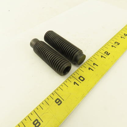 3/4"-10 x 2-1/2" Full Dog Point Socket Head Set Screw Lot Of 2