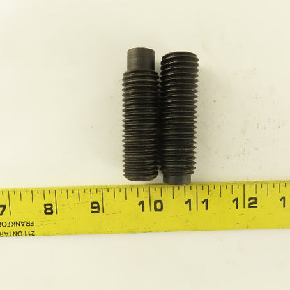 3/4"-10 x 2-1/2" Full Dog Point Socket Head Set Screw Lot Of 2