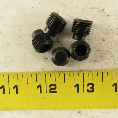 1/2"-20 x 1/2" Half Dog Point Socket Head Set Screw Lot Of 5
