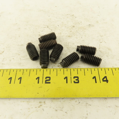 3/8"-16 x 3/4" Half Dog Point Socket Head Set Screw Lot Of 8