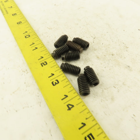 3/8"-16 x 3/4" Half Dog Point Socket Head Set Screw Lot Of 8
