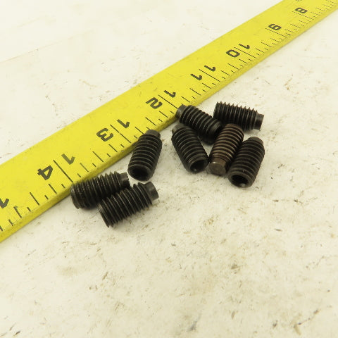 3/8"-16 x 3/4" Half Dog Point Socket Head Set Screw Lot Of 8
