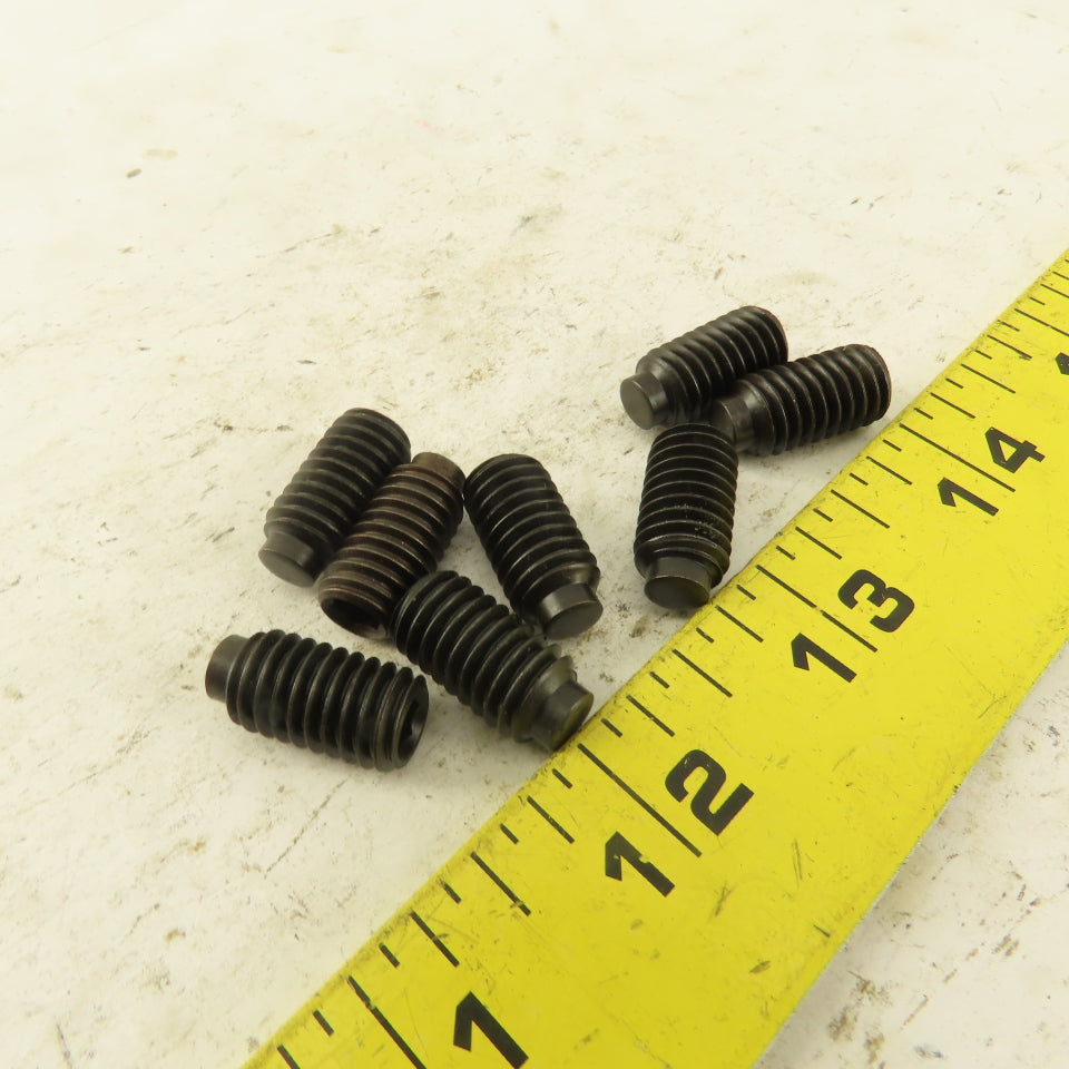 3/8"-16 x 3/4" Half Dog Point Socket Head Set Screw Lot Of 8