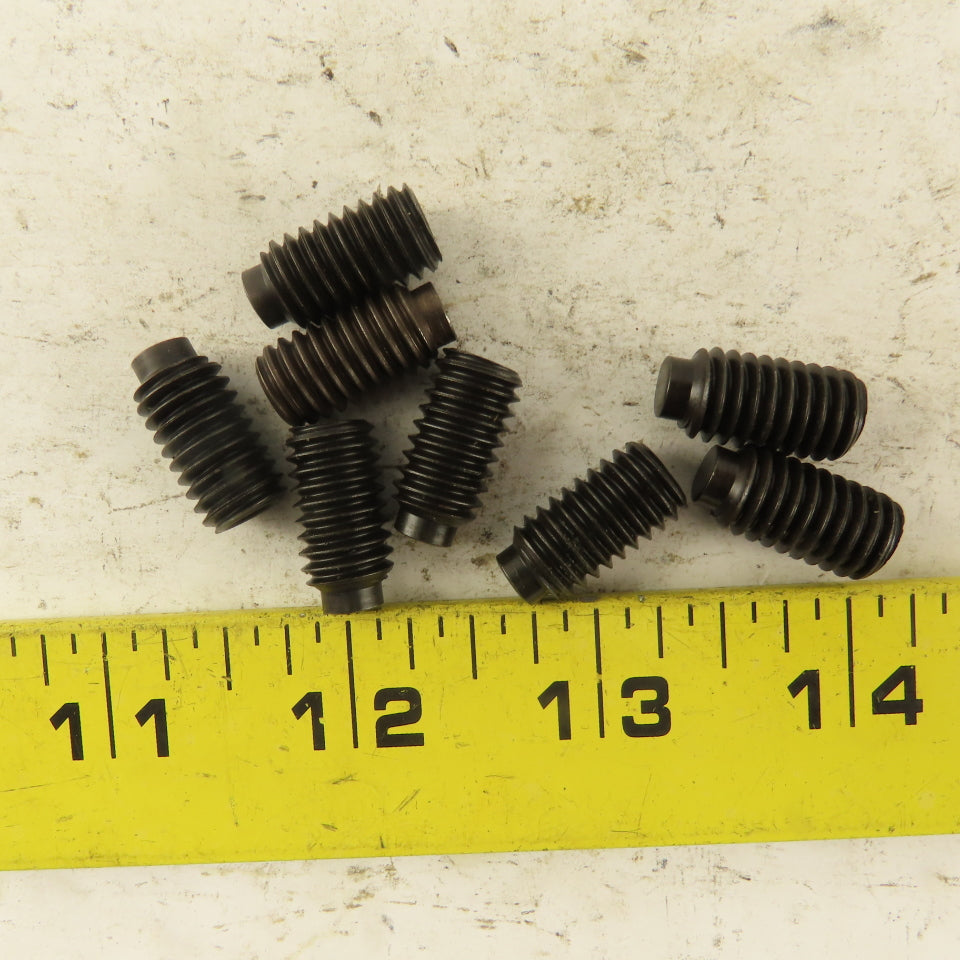 3/8"-16 x 3/4" Half Dog Point Socket Head Set Screw Lot Of 8
