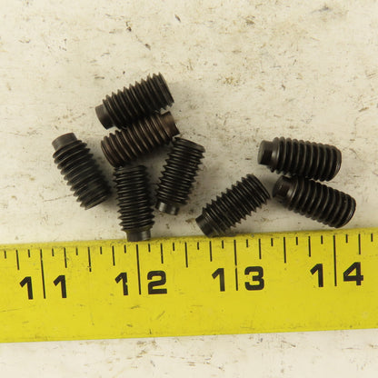 3/8"-16 x 3/4" Half Dog Point Socket Head Set Screw Lot Of 8