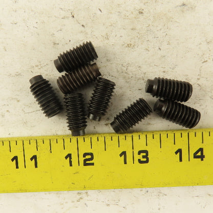 3/8"-16 x 3/4" Half Dog Point Socket Head Set Screw Lot Of 8