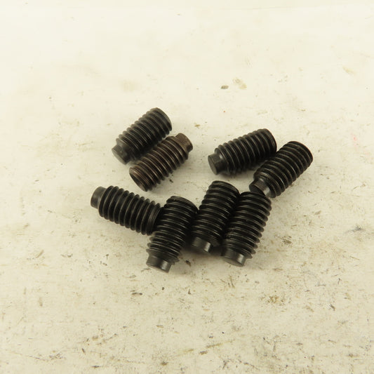 3/8"-16 x 3/4" Half Dog Point Socket Head Set Screw Lot Of 8