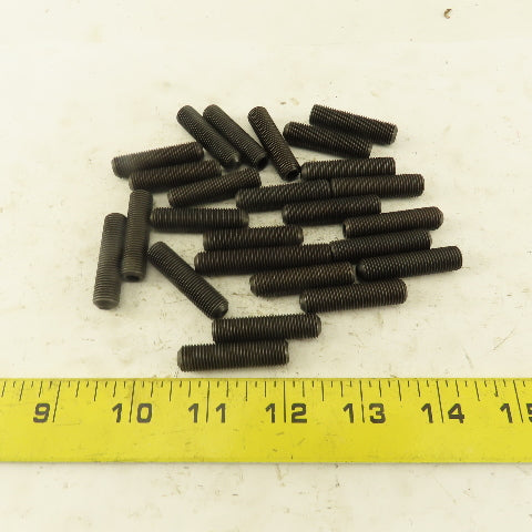 3/8"-24 x 1-1/2" Cup Point Socket Head Set Screw Lot Of 25