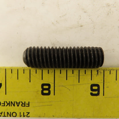 7/16"-14 x 1-1/2" Cup Point Socket Head Set Screw Lot Of 10