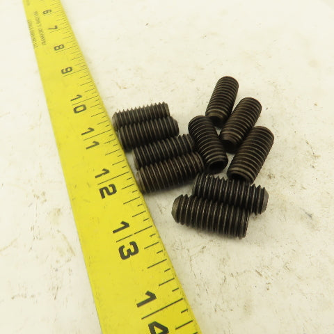 7/16"-14 x 1" Cup Point Socket Head Set Screw Lot Of 10