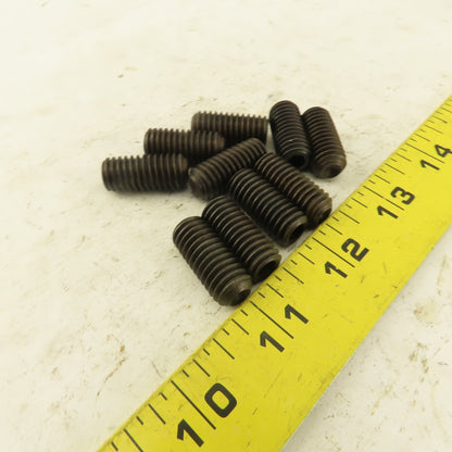 7/16"-14 x 1" Cup Point Socket Head Set Screw Lot Of 10
