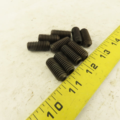 7/16"-14 x 1" Cup Point Socket Head Set Screw Lot Of 10