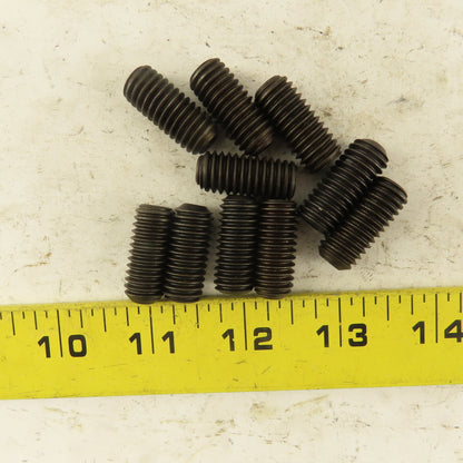 7/16"-14 x 1" Cup Point Socket Head Set Screw Lot Of 10