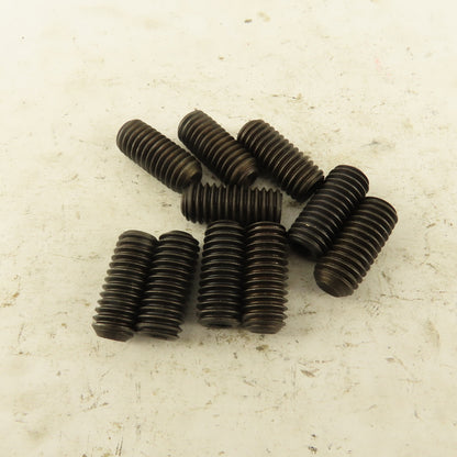 7/16"-14 x 1" Cup Point Socket Head Set Screw Lot Of 10